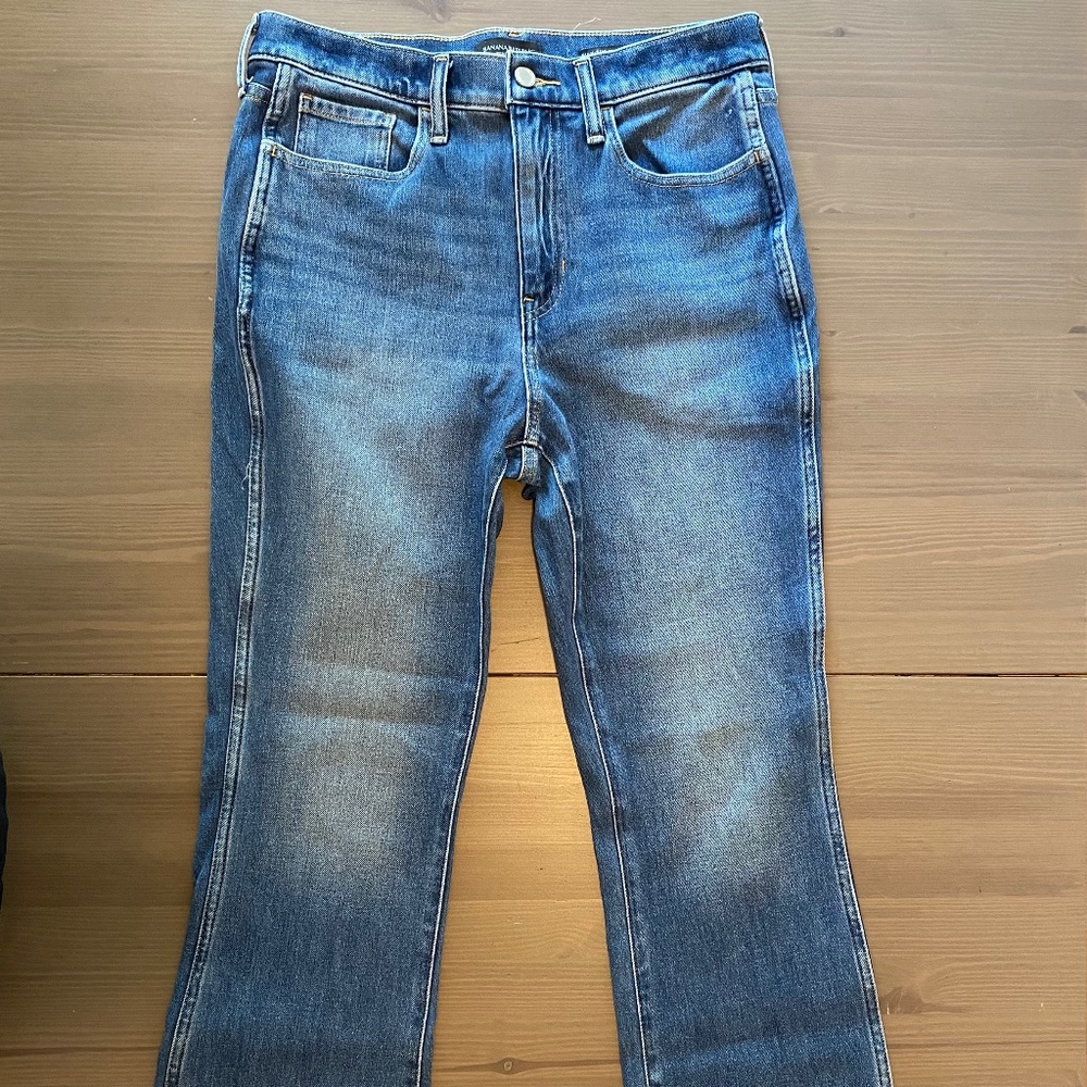 Banana Republic Boot Cut crop jeans size 29